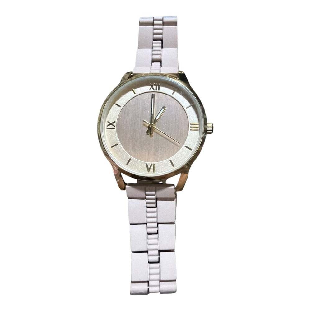 Accutime Watch Corp. 42066WML Pink Gold-Tone Analog Watch
